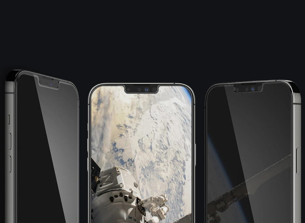 Szkło hartowane Spigen Glas.tr Slim Case Friendly Privacy 1-Pack dla iPhone 13 Pro Max